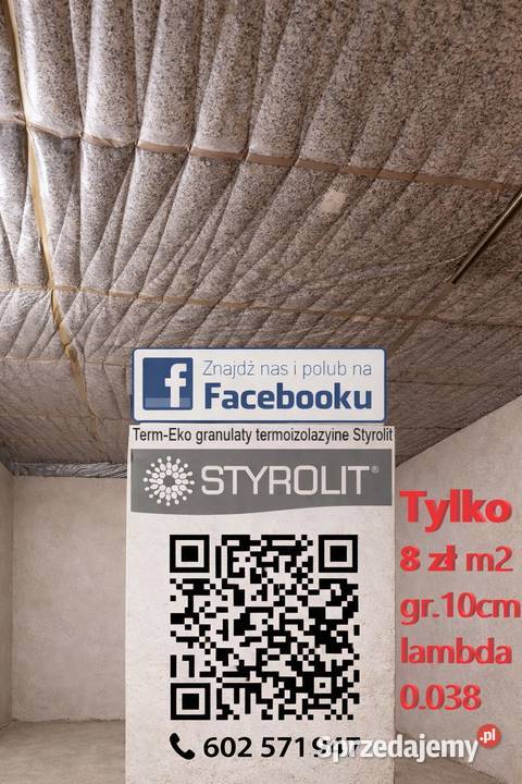 granulat styropianowy Styrolit konglomerat 08 m3 Radomsko