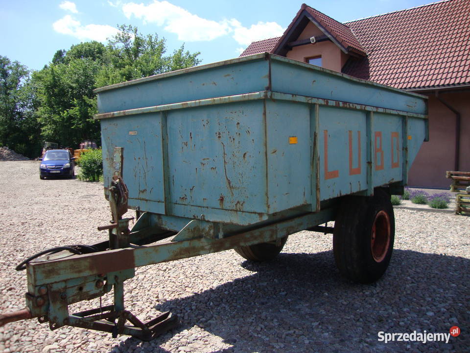 przyczepa wozidło ładowność 8 ton LUBO Czaplinek sprzedam