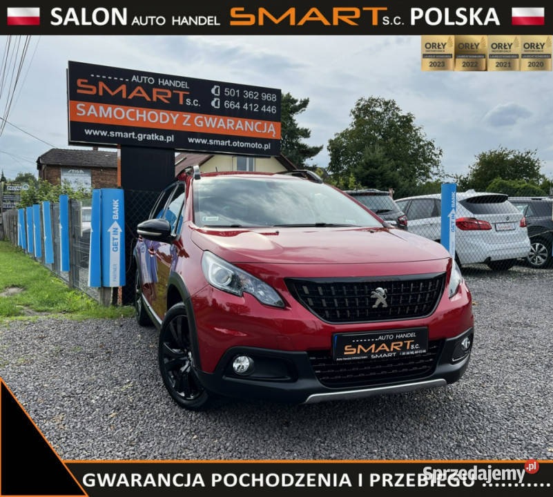 Peugeot 2008 GTLine Serwis Navi Perła 130 GRIP przyciemniane szyby Rydułtowy