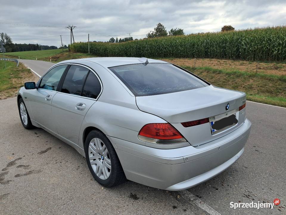 Bmw e65 730d 2004 srebrny
