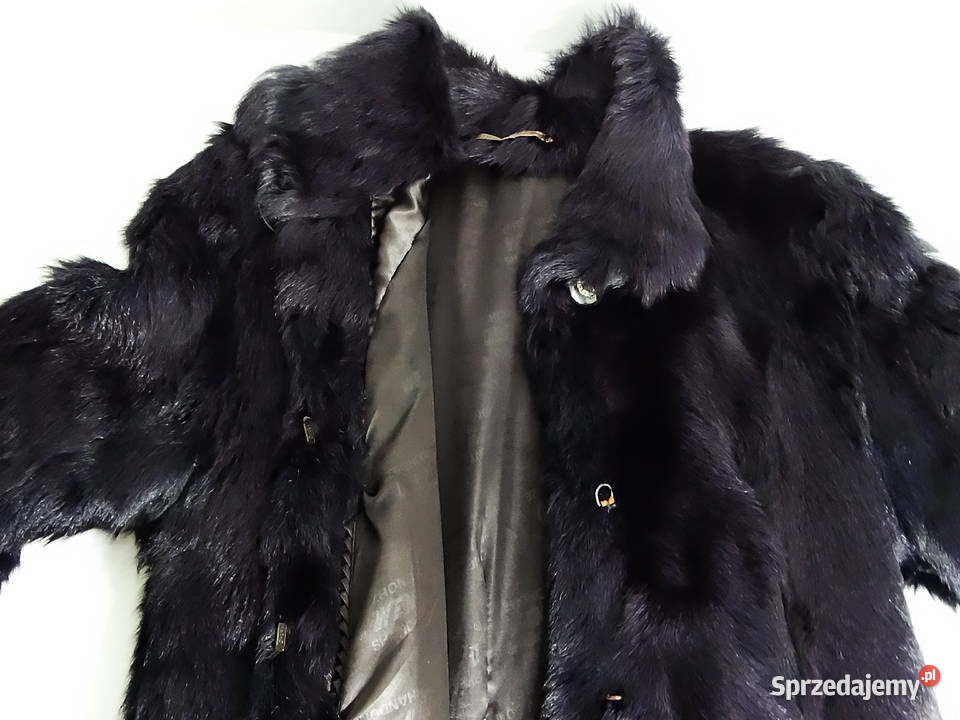 Naturalne futro z kóz górskich rozmiar L 40 Kurtki i płaszcze lubelskie Biłgoraj sprzedam