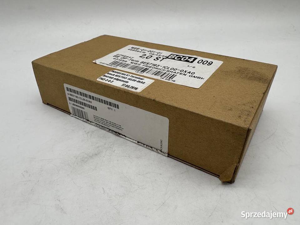 Siemens 6ES71931CL000XA0 Terminal Block Warszawa