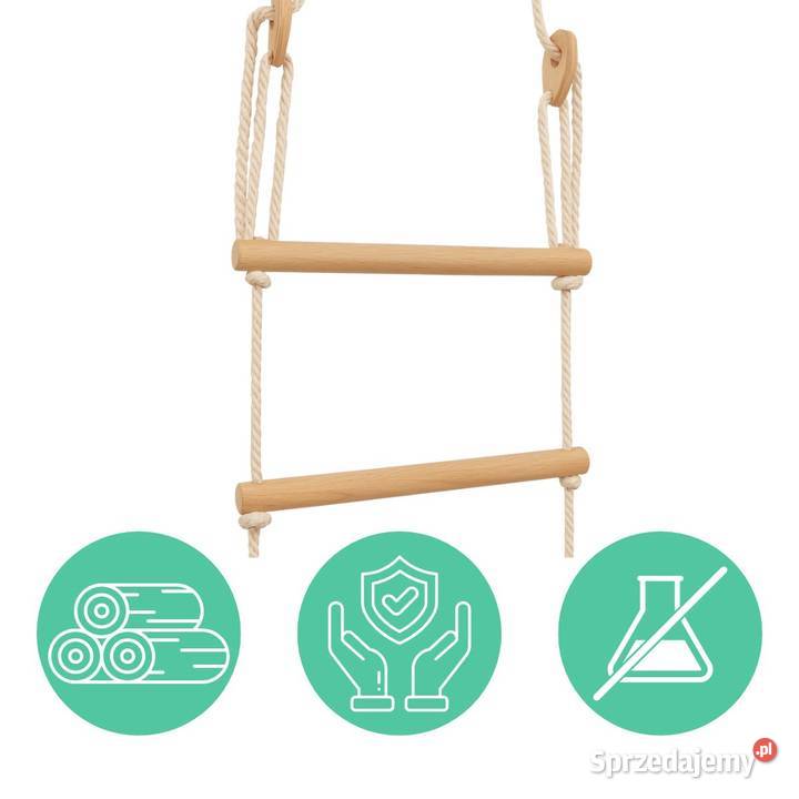 drabinka linowa Skandiko drewno Drewno  Kraków sprzedam