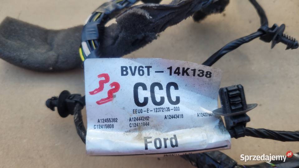 FORD FOCUS MK3 WIĄZKA DRZWI PRAWY PRZÓD Ruda Śląska sprzedam