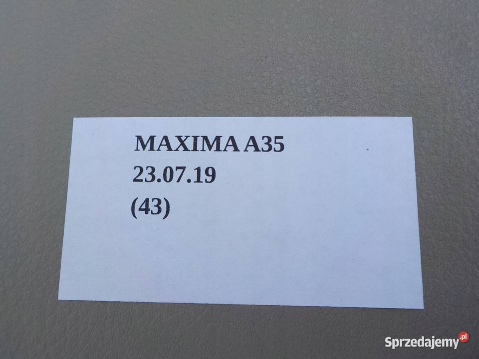 OSŁONA SŁUPKA DOLNA PRAWA LEWA NISSAN MAXIMA A35 Nowy Tomyśl