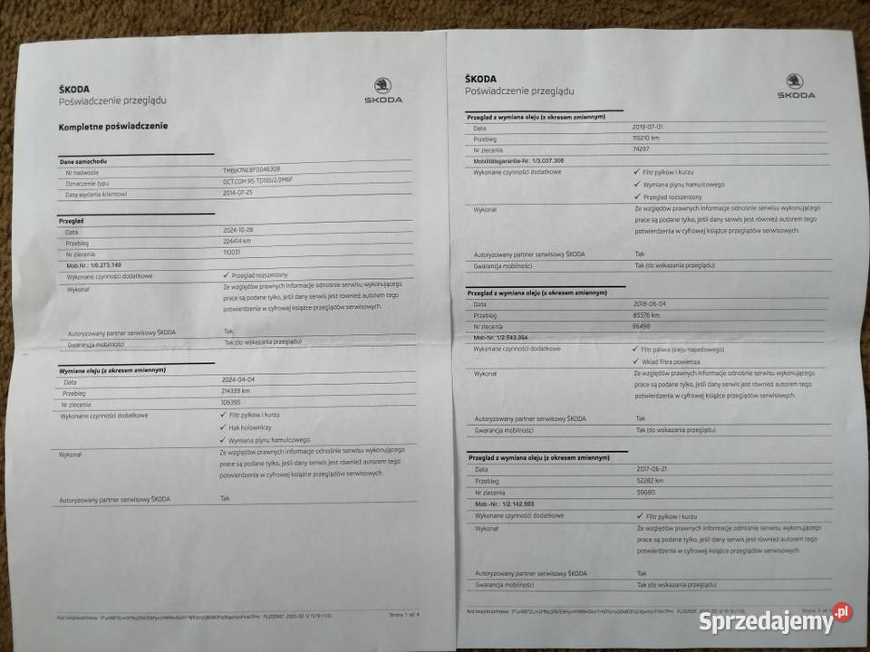 Skoda Octavia 20 TDI Vrs184 konieCUPA Manual przyciemniane szyby Kłodzko