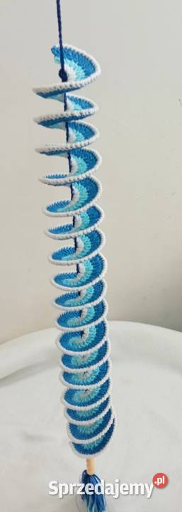 Wind spinner wykonany na szydełku łódzkie