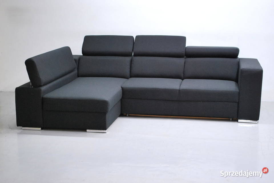IN NOWOCZESNY NAROŻNIK funkcja spania pojemnik 80cm Poznań