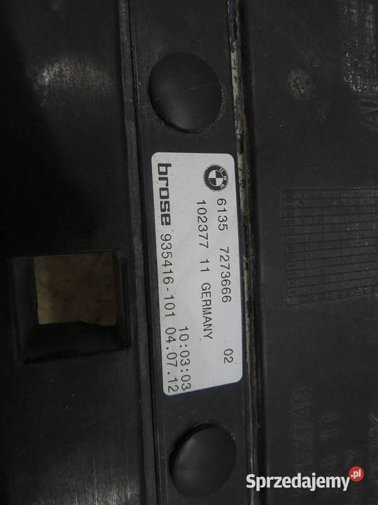 ŚLIZG ZDERZAKA TYŁ SMART OPENER BMW F01 7273666 lubelskie