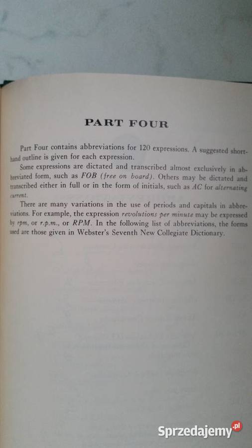 GREGG SHORTHAND DICTIONARY Diamond Jubilee Książki i Podręczniki