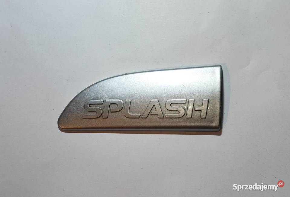 Emblemat znaczek listwy Suzuki Splash kujawsko-pomorskie Lipno