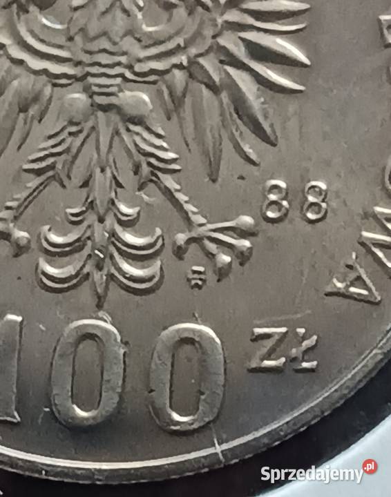100 Jadwiga 1988 r2brak znaku projektanta Konin sprzedam
