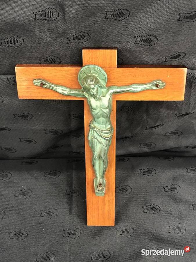 Krucyfiks Krzyż krzyżyk na ścianę Łowicz