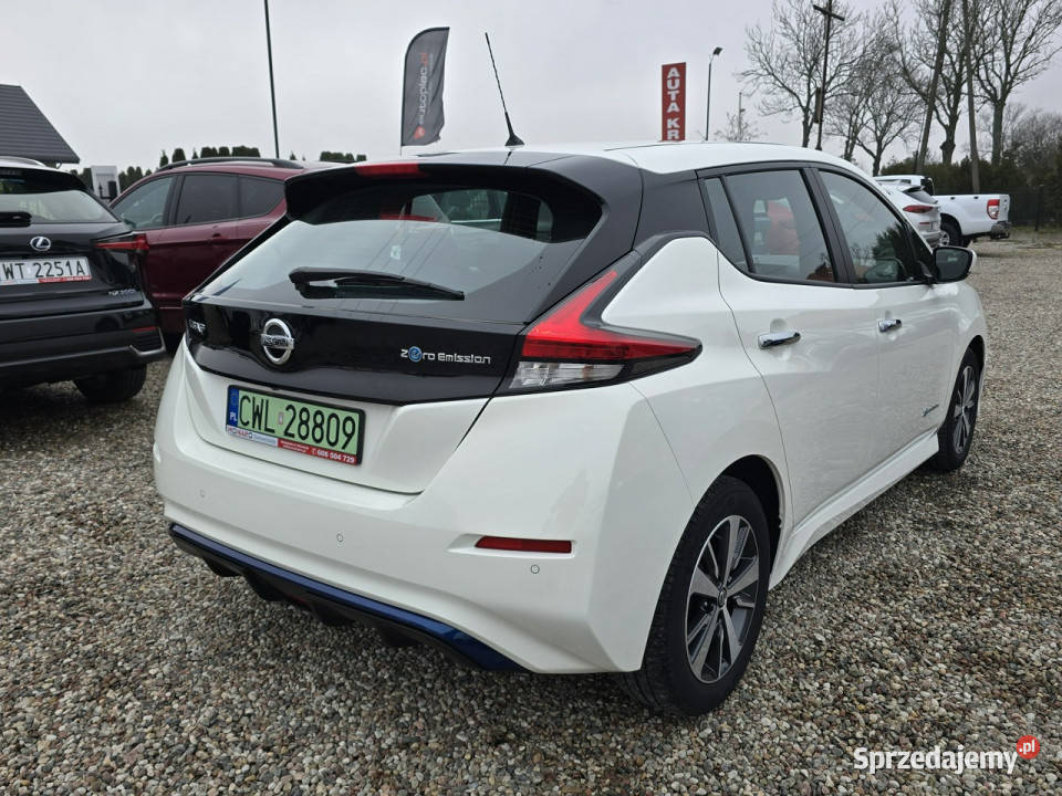 Nissan Leaf Elektryczny Tania jazda Salon Polska immobilizer