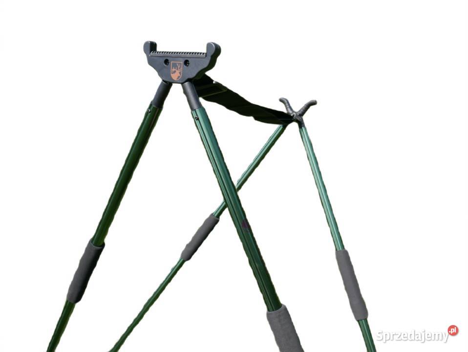 Pastorał myśliwski 4 nogi stabilny pokrowiec Warszawa sprzedam