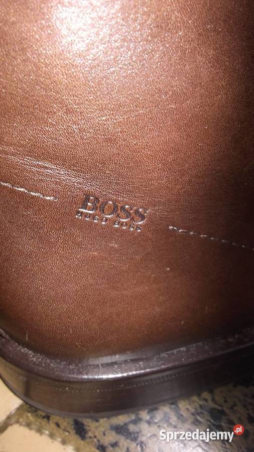 WŁOSKIEMARKOWE SKÓRZANEMĘSKIE BUTY HUGO BOSS r Piła
