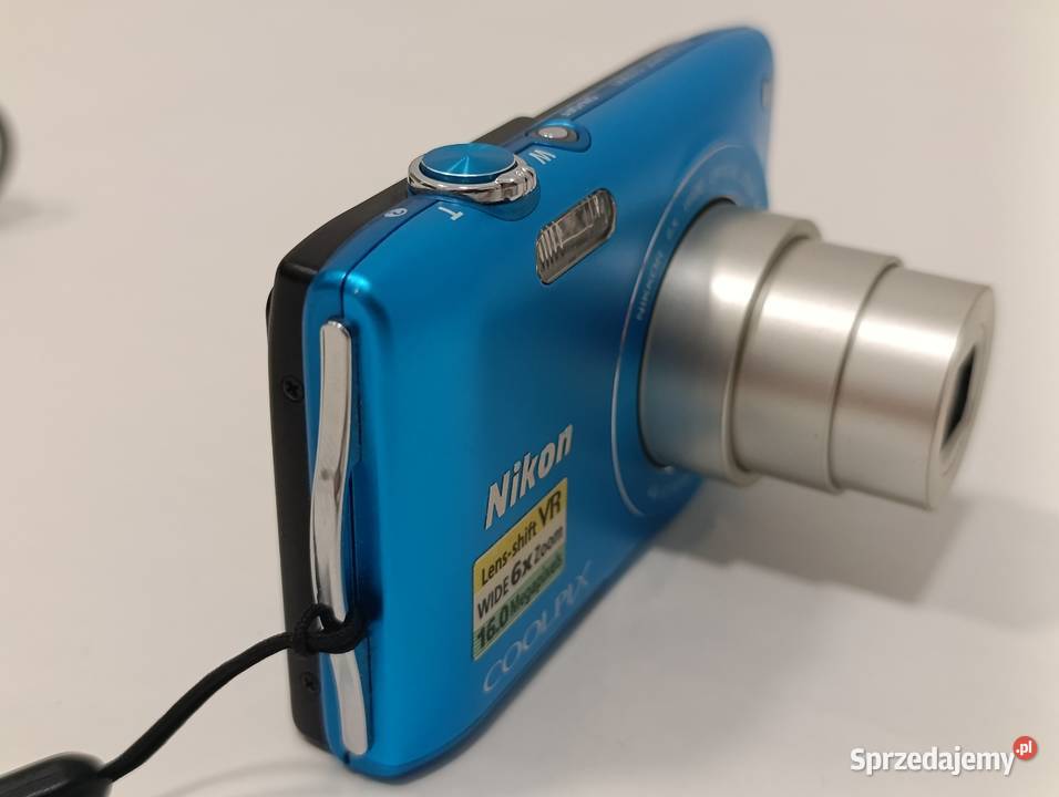 Aparat cyfrowy Nikon Coolpix S3300 16Mpx x6 HD vintage retro