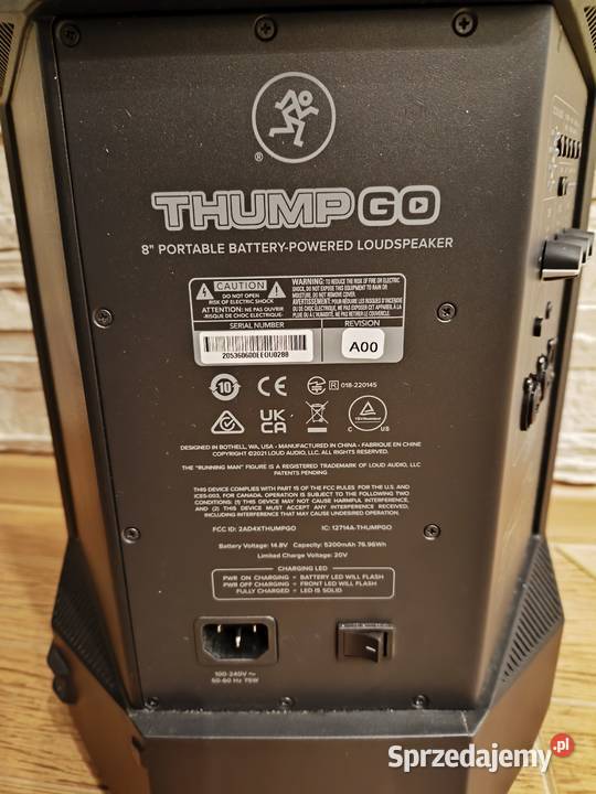 Kolumna aktywna Mackie Thump Go mikserym nagłośnienie Sprzęt estradowy, studyjny i DJ-ski podlaskie Suwałki