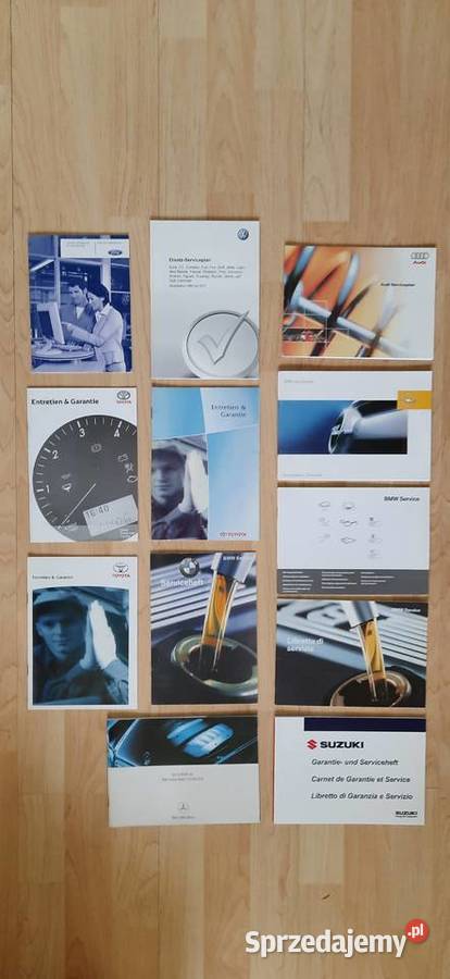 Książka serwisowa AUDI VW TOYOTA MERC BMW FORD sprzedam