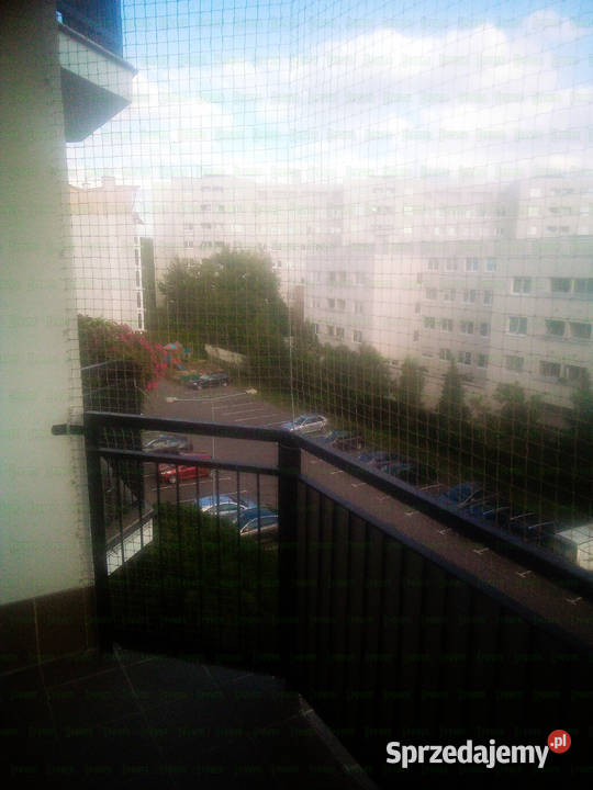 Siatka na balkon przeciw gołębiom z montażem bez Warszawa usługa dla zwierząt