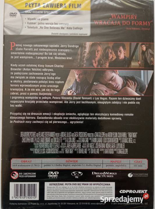 Postrach nocy DVD Colin Farrell FOLIA Łódź