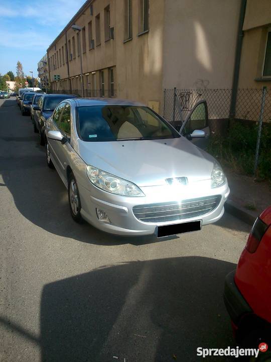 Peugeot 407 16 HDI podgrzew przednie fotele aluminiowe felgi Świdnica