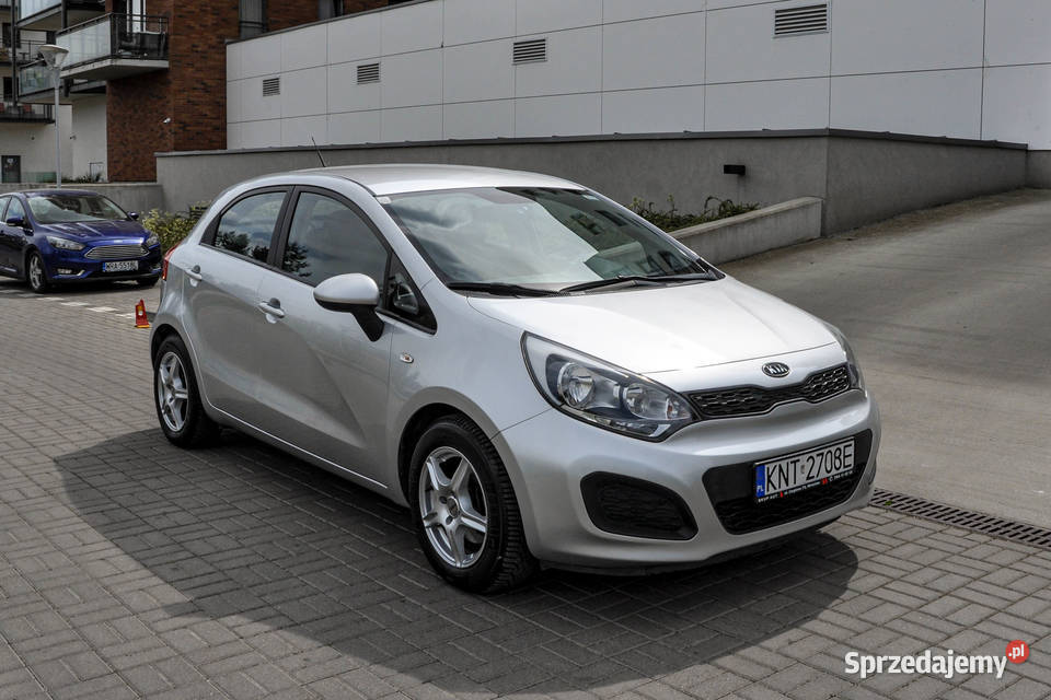 Kia Rio 12 2012 r Bezwypadkowy Rok produkcji 2012 dolnośląskie Wrocław