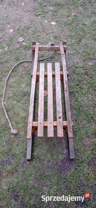 Sanki sanie antyczne Sanki Krotoszyn