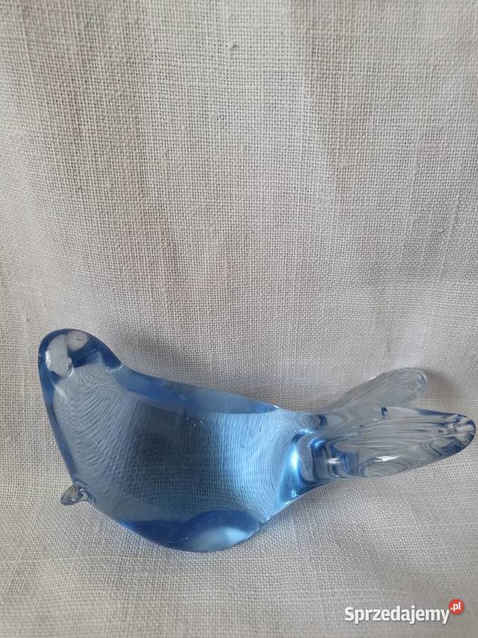 Figurka szkło lite FOCZKA szkło MuranoItalia Łódź