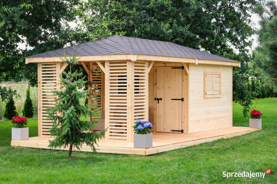 Domek narzędziowy Drewutnia Altana 3x6 San Marco Sieradz