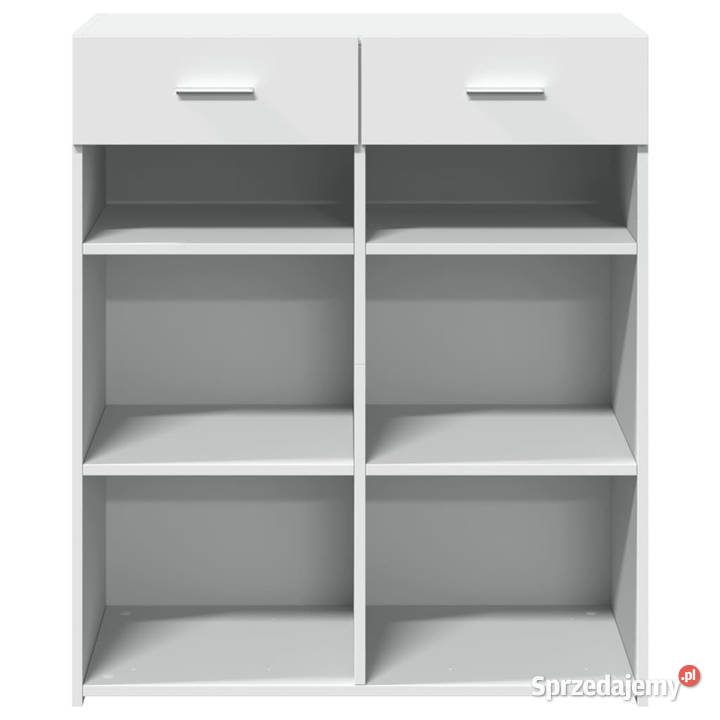 Szafka biała 80x425x93 materiał drewnopochodny