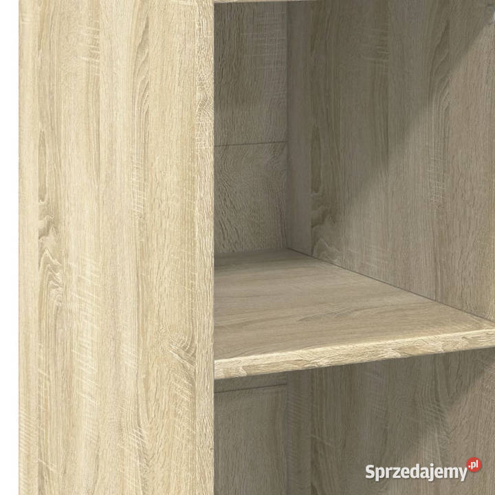Wysoka szafka dąb sonoma 30x41x124 c materiał