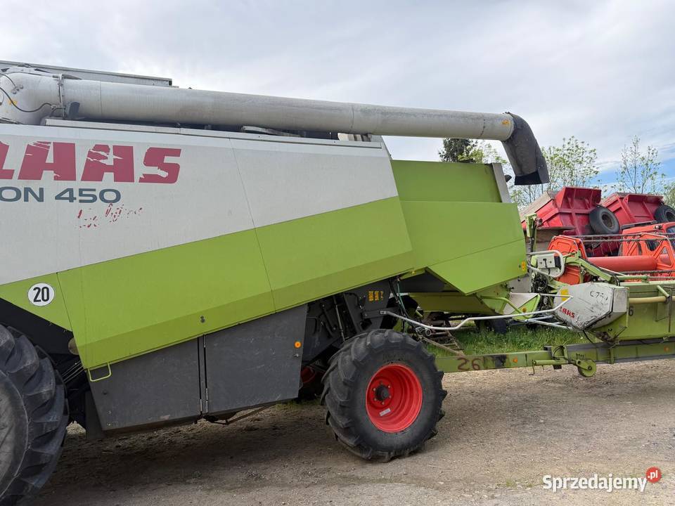 Claas Lexion 450 Evo heder 75m dolnośląskie Nowa Ruda