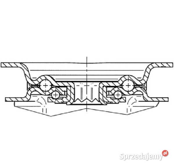 Koła skrętne z poliamidu 125 mm 3477UOJ125P62 Do maszyn uprawowych Kamionna