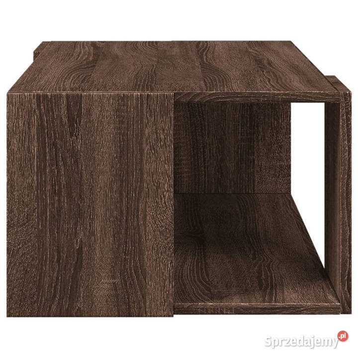 Stolik kawowy brązowy dąb 895x48x30 WM848156 mazowieckie Warszawa sprzedam