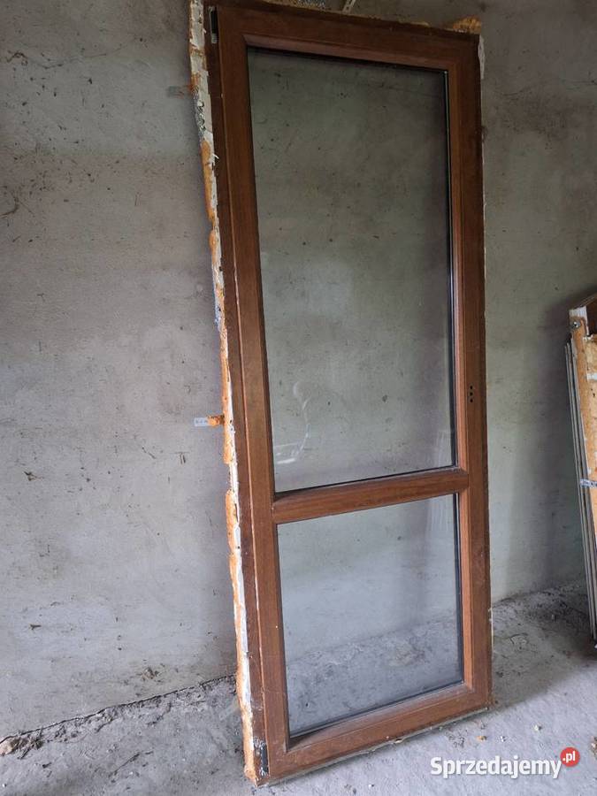 Drzwi balkonowe dwuszybowe 88x230 podkarpackie Nisko
