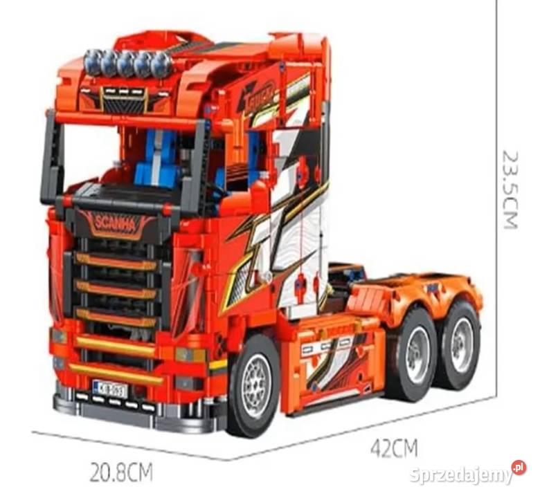 Klocki Ciągnik siodłowy Truck duży 8 lat+ mazowieckie Milanówek sprzedam