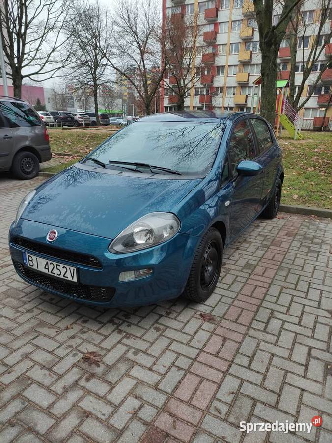 Fiat Punto 2012 14 8v 77 manualna Białystok