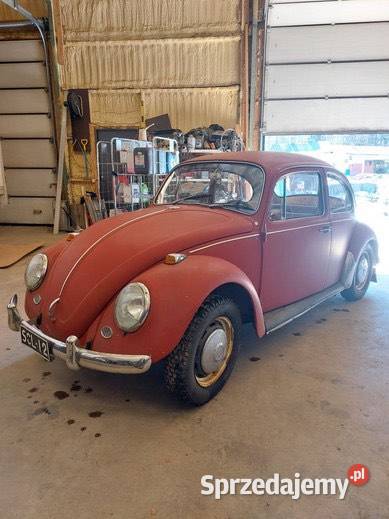 VW Garbus 1300 Ruby Red 1966 dolnośląskie Wrocław