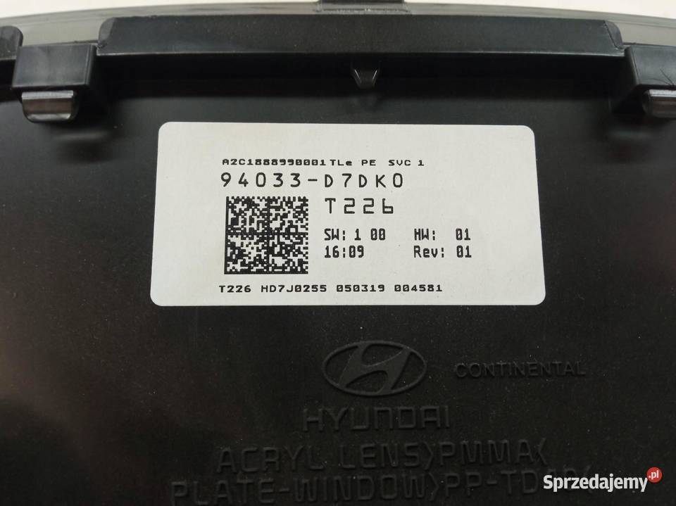 LICZNIK EU 94033D7DK0 16 CRDI 136 Hyundai Tucson