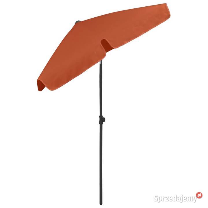 vidaXL Parasol plażowy terakota 180x120 mazowieckie