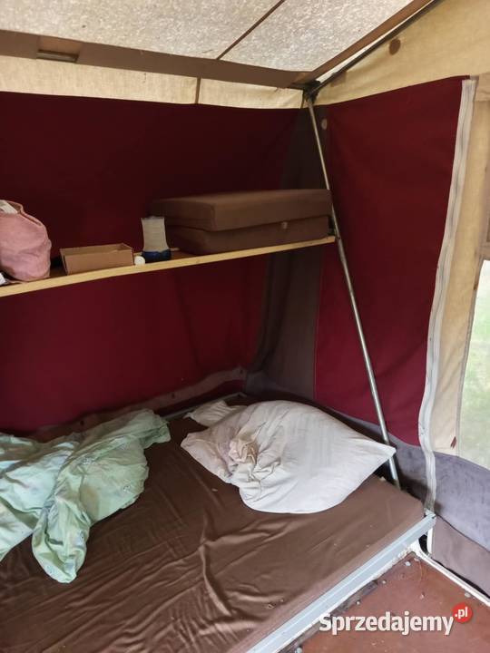 Sprzedam PRZYCZEPKA NAMIOTOWA Kempingowe świętokrzyskie Sędziszów