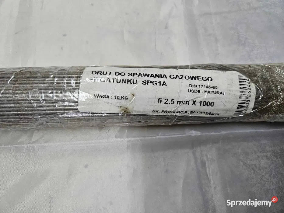 Drut pręt do spawania gazowego SPG1A FI25mm 10 sprzedam