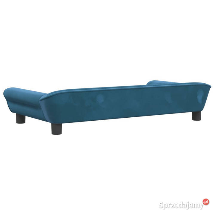Sofa dzieci niebieska 100x50x26 aksamit Warszawa