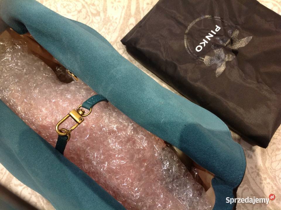 PINKO Torebka Zamszowa Damska j NOWA Skóra Nowa Sól sprzedam