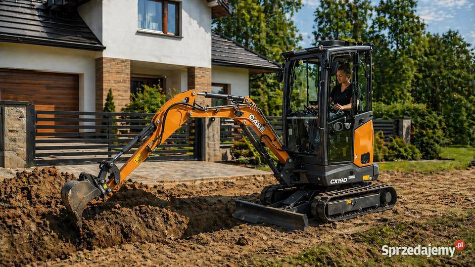 Koparka Minikoparka CASE CX19D Koparki Kąty Wrocławskie sprzedam