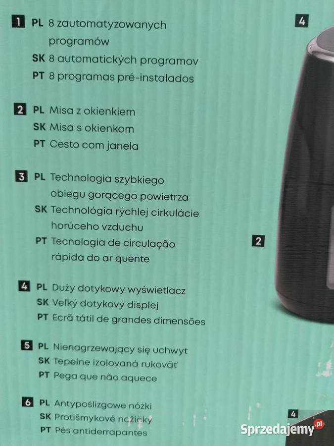 NAJTANIEJ Frytownica Beztłuszczowa 5L Dotykowy