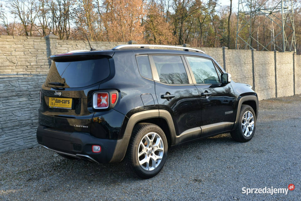 Jeep Renegade 14T 140 Limited Ładny Zadbany I czujnik deszczu Dąbrowa Górnicza