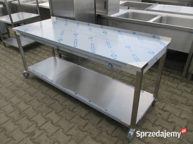 Stół Gastronomiczny Na Kołach Z Półką 2007085 Ostrów Wielkopolski