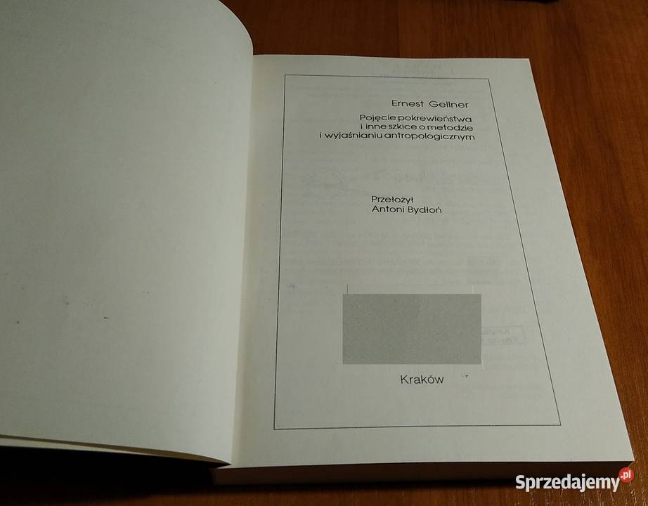 Pojęcie pokrewieństwa i inne szkice o metodzie i miękka pomorskie